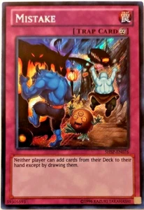 Mistake - Secret Rare - SHSP-EN076 Unlimited Edition YuGiOh TCG Card - Picture 1 of 1