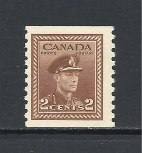 CANADA SCOTT 279 MNH F/VF - 1948 2c BROWN COIL ISSUE - KING GEORGE VI - Picture 1 of 2