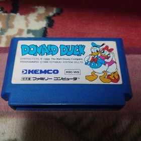 Donald Duck Famicom Cartridge Only Used Japanese ver tested working kemco JP