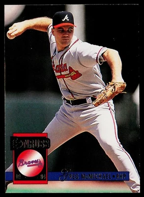 1994 Donruss #175 Greg McMichael Atlanta Braves - Image 1 of 2