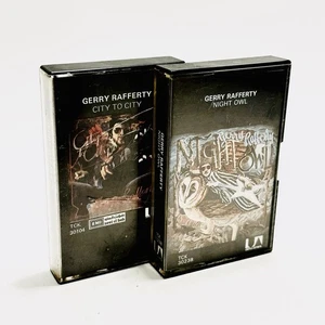 Gerry Rafferty City To City & Night Owl Cassette Tape Albums Set Of 2 - Picture 1 of 2