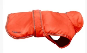 HugglePets Dog Coat Arctic Armour Orange Waterproof Fleece Lined Jacket Medium M - Picture 1 of 3