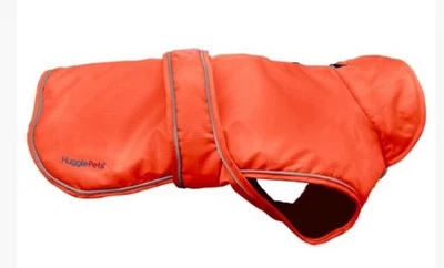 HugglePets Dog Coat Arctic Armour Orange Waterproof Fleece Lined Jacket Medium M - Image 1 of 3