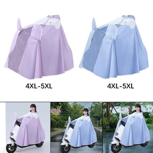 Motorcycle Raincoat Full Body Long Rain Coat Reusable Outdoors Lightweight - Picture 1 of 22