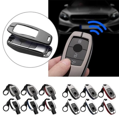 Leather Car Key Case Cover Protector Shell For Mercedes BenzV A B C E G S Class - Image 1 of 4