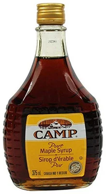 Camp 100% Maple Syrup, #1 Medium, 375mls/12.7oz/ (12pk) {Imported from Canada} - Image 1 of 3