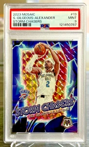 2023 Panini Mosaic Shai Gilgeous-Alexander Storm Chasers #13 / PSA 9 - Imagen 1 de 2