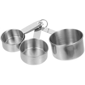 Cucchiaio Misuratore Alimenti Cucchiai da Forno Set Cucina Acciaio Inox Tazze Liquido - Foto 1 di 12