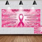 Breast Cancer Awareness Party Supplies Backdrop Birthday Banner Vinyl 5x2.3ft