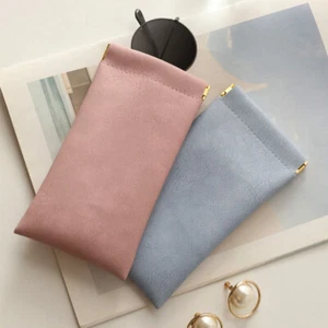 PU Leather Glasses Storage Bag Automatic Closed Sunglasses Case Waterproof Pouch - Picture 1 of 15