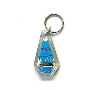 Vintage Niagara Falls Keychain Acrylic Travel Souvenir Unisex Collectible - Picture 1 of 2