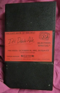 It's Debate-Able 1992 Debates KBDI WTTV Chicago Bush Clinton Perot PBS vhs tape - Picture 1 of 2