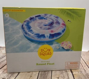 Sun Squad Inflatable Round Float 4 Ft 5 7/8 In Diameter - Picture 1 of 3