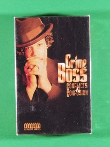 Crime Boss - Conflicts & Confusion (1996, Cassette, Sampler) [Promo] [SEALED] - Picture 1 of 2