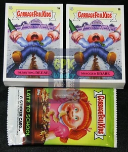 2020 GARBAGE PAIL KIDS LATE TO SCHOOL 200 CARD COMPLETE BASE SET WITH WRAPPER - Picture 1 of 1