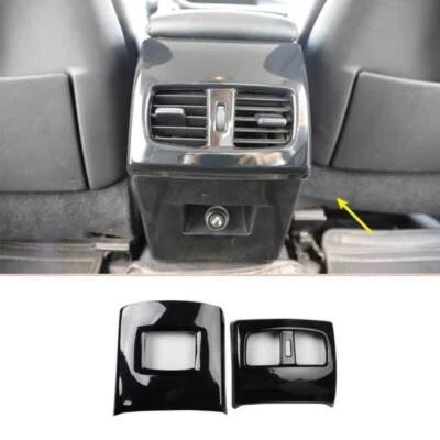 Glossy Black Rear AC Air Outlet Vent Cover Trim For Lexus ES300h ES350 2013-2018 - Изображение 1 из 4