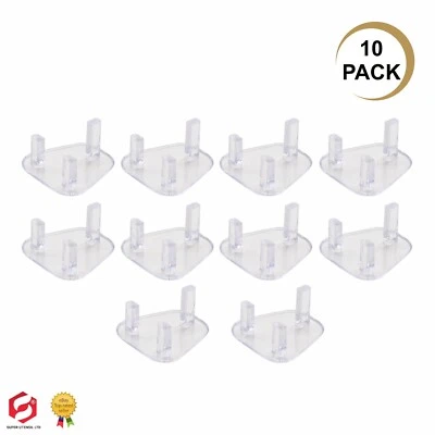 Child Safety Plug Socket Covers Protector Guard Mains Electric Insert 10 Baby