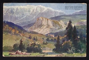EXPOSICIÓN 1906 I.R. AUSTRIACA, CORTE DEL CONDE - VISTA DEL SEMMERING - Imagen 1 de 2
