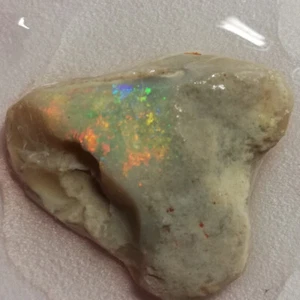 Vibrant Flashes Rainbow colors 34.55CTS ROUGH OPAL Lightning Ridge - Picture 1 of 7