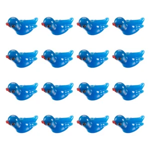1 hebra/38 piezas Lámpara Pájaro Acolchado Cuentas Espaciador Animal Cuentas Cielo Profundo Azul - Imagen 1 de 6