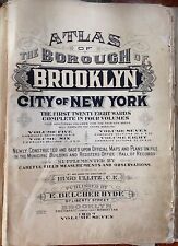 1907 E. BELCHER HYDE TITLE PAGE BROOKLYN NEW YORK COPY PLAT ATLAS MAP