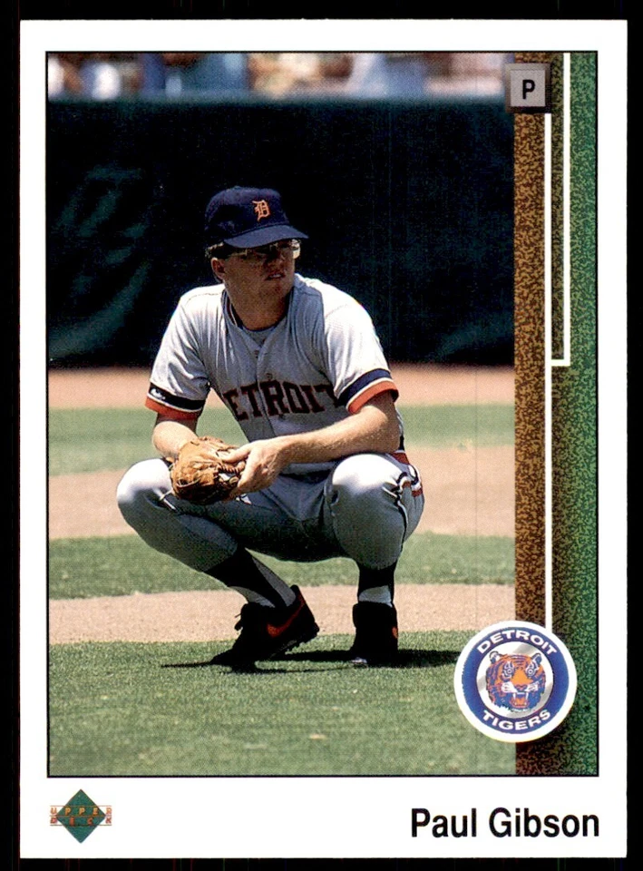 1989 Upper Deck Paul Gibson Baseball Cards #47 - Image 1 of 2