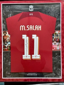 Mohamed Salah signed Liverpool shirt Official COA - Picture 1 of 8