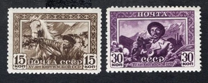 USSR 1941 stamps Zagor#705-706 MH CV=30$ - Picture 1 of 2