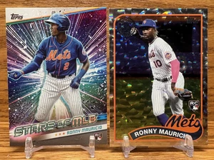 LOTE de láminas Ronny Mauricio 1989 + estrellas de la MLB novato | 2024 Topps NY METS - Imagen 1 de 2