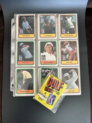 Donruss Golf Stars 1981 juego completo Nicklaus RC + paquete de cera (leer descripción) Foto 1 de 4