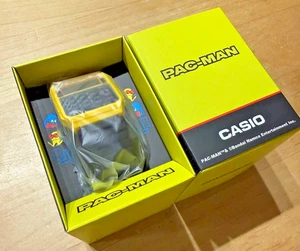 CASIO CA-53WPC-1BJR PAC-MAN 45th Anniversary Digital Watch Yellow Limited - Picture 1 of 3