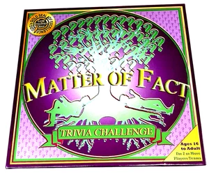 Matter Of Fact, Board Game. Trivia Challenge, New Game, New in Box, Free Ship - Picture 1 of 14