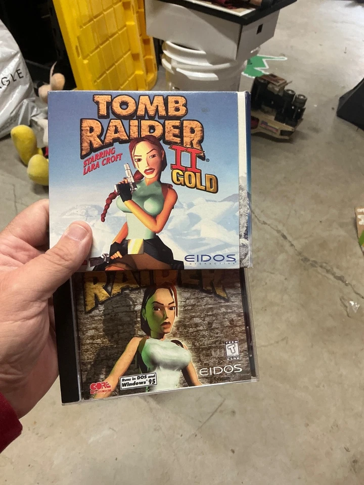 Tomb Raider II 2 Gold Revelations (Windows PC CD, 1999) 2 conjuntos de discos com capa E - Imagem 1 de 1