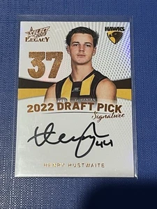 2023 AFL Select Legacy Henry Hustwaite Draft Pick Signature Copper 017/175 - Picture 1 of 2