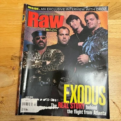 Vintage WWF Raw Magazine April 2000 Vol 5 No 4 World Wrestling Federation - Image 1 of 4