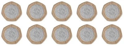 Jordan 1/2 Dinar, 2012 (AH1433), KM #79, Mint X 10 PCS - Image 1 of 4