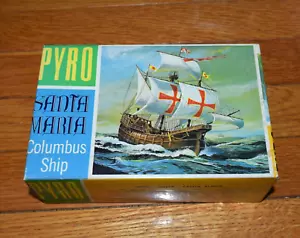 Pyro USA Spanish Boat COLUMBUS SANTA MARIA 5.5" Historic Ship Model Kit C314-50 - Picture 1 of 5