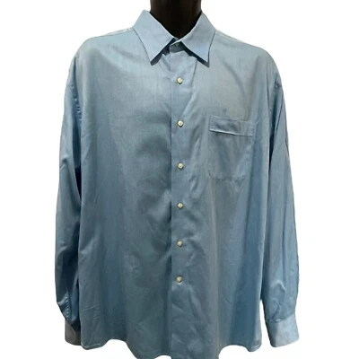 Camisa de vestir Tommy Bahama para hombre manga larga abotonada azul claro talla 17 36/37 Foto 1 de 4