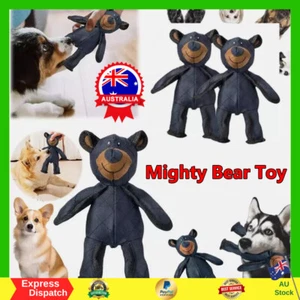 2025 Mighty Bear Pet Toy Tough Dog Toys Squeaky AL - Picture 1 of 14