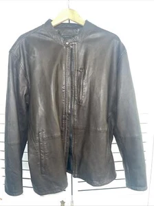 John Varvatos XXL Braun Echtleder Top Gebrauchter Zustand Herren - Bild 1 von 6