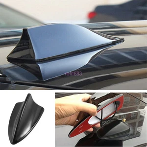 Auto Car Exterior Roof Decorative Shark Fin AM/FM Radio RV Signal Aerial Antenna - Imagen 1 de 12