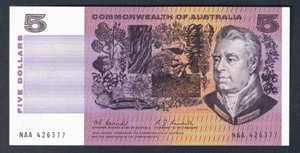 Australia R-202 F. (1967) 5 Dollars - Coombs/Randall.. 1st Prefix NAA.. aUNC - Bild 1 von 2