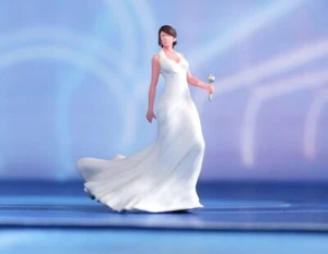 EY 1:64 Painted Figure Mini Model Miniature Diorama Sand Artist Singer Lady - Picture 1 of 10