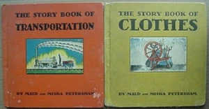 THE STORY BOOK OF... SERIES, 1933 2 BOOKS - TRANSPORTATION, CLOTHING - Picture 1 of 1