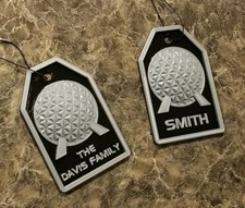 Personalized Epcot Spaceship Earth Inspired Luggage Tag - Your Name Here!