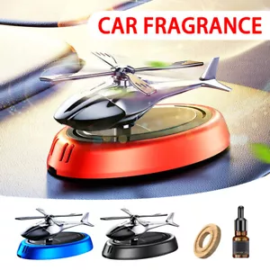 Ambientador Coche Helicóptero Forma Energía Solar Giratorio Aromaterapia Difusor - Imagen 1 de 24