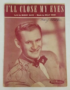 Vintage Noten ~ I'll Close My Eyes ~ 1946 ~ Sammy Kaye Cover - Bild 1 von 5