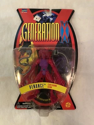 Figura de acción Marvel Generation X Penance Toy Biz 1995 X-Men sellada en caja Foto 1 de 4
