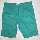 Esprit Mens Chino Slim Fit Shorts W32 100% Cotton Green Used