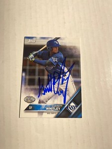 Tampa Bay Rays GARRETT WHITLEY Signed Card